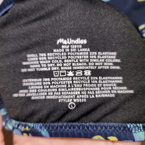 MeUndies Swim Scoop Bikini Top 1.0 - Picture 3 of 3